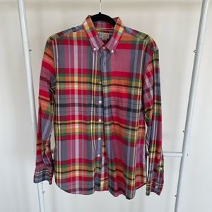 JCREW factory plaid shirt